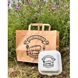 Paberkott sangadega "teie printiga" 320*220*280, 250 tk - 1