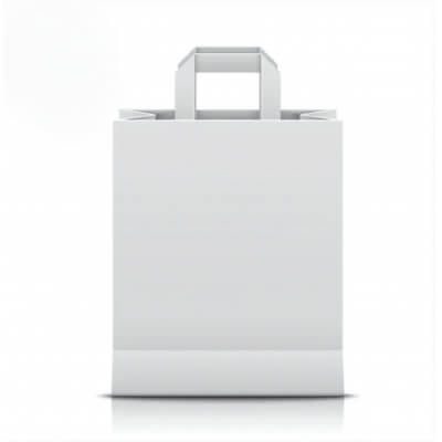 White Paper Bag 28x22x10cm, 200pcs