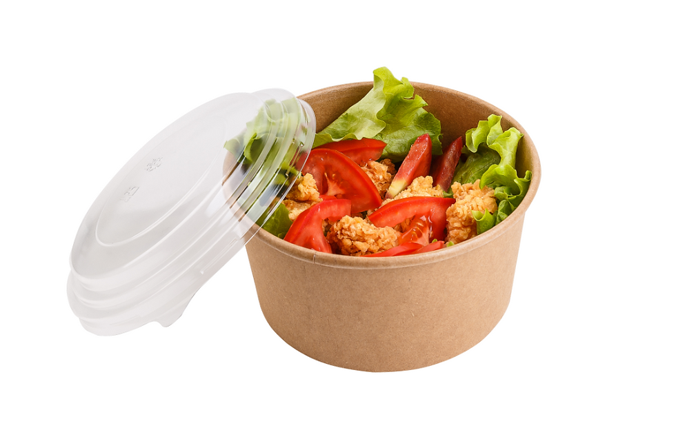 Salatikauss Kraft kaanega, 1120ml, 40 tk