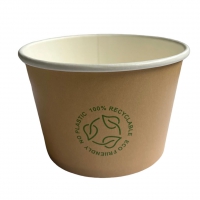 Paberist supitops 500 ml, pruun, 50tk - 1