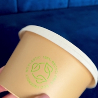 Paberist supitops 500 ml, pruun, 50tk - 2