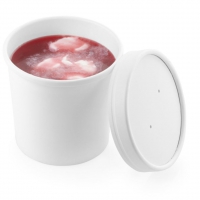 Eco Supikauss kaanega, 445ml, valge, 25tk - 2